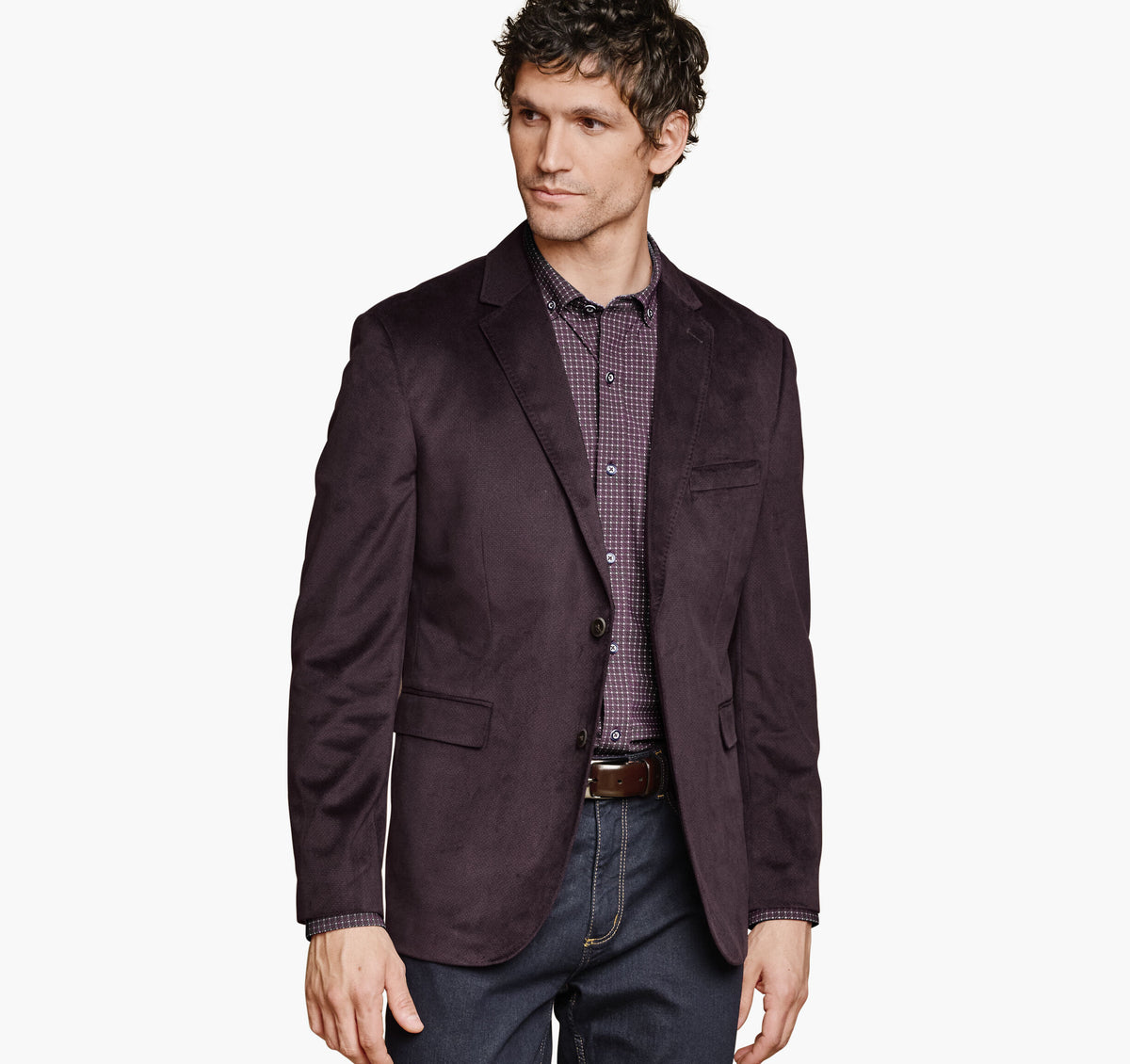 Men's Printed Plush 175th Anniversary Blazer - Johnston Murphy