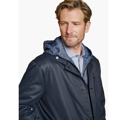 Men's Upton Water-Resistant Raincoat with Removable Liner - Johnston Murphy