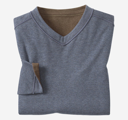 Men's Icon Reversible V-Neck Pullover - Johnston Murphy