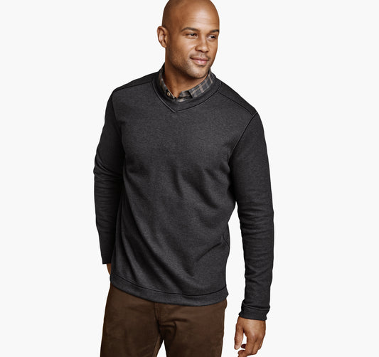 Men's Icon Reversible V-Neck Pullover - Johnston Murphy