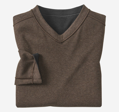Men's Icon Reversible V-Neck Pullover - Johnston Murphy
