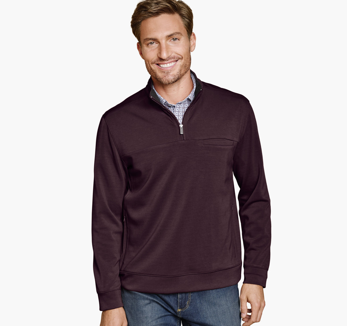 Men's Essential Quarter-Zip - Johnston Murphy