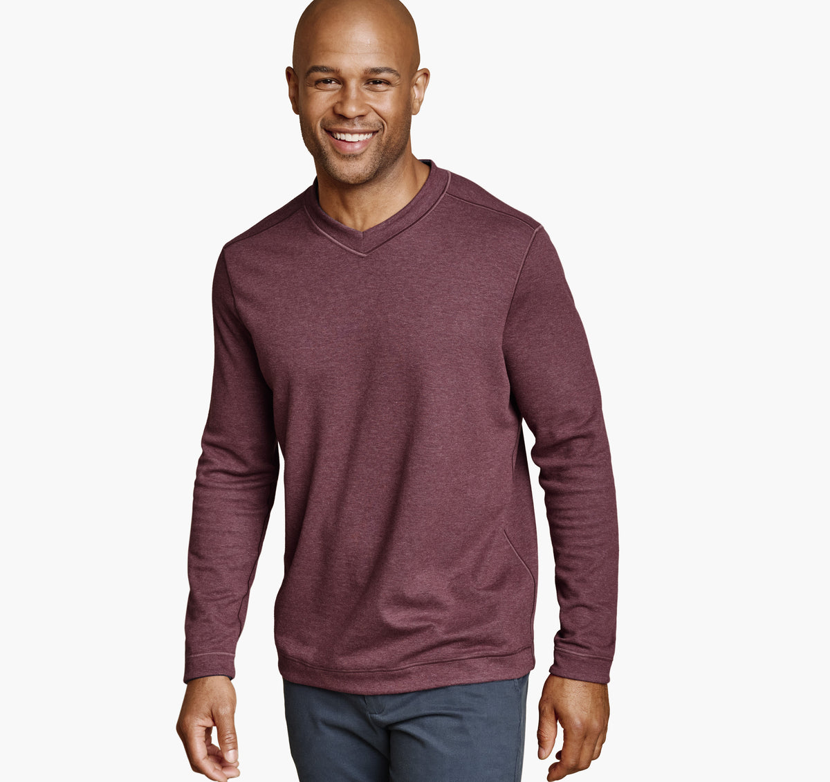 Men's Icon Reversible V-Neck Pullover - Johnston Murphy