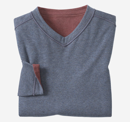 Men's Icon Reversible V-Neck Pullover - Johnston Murphy