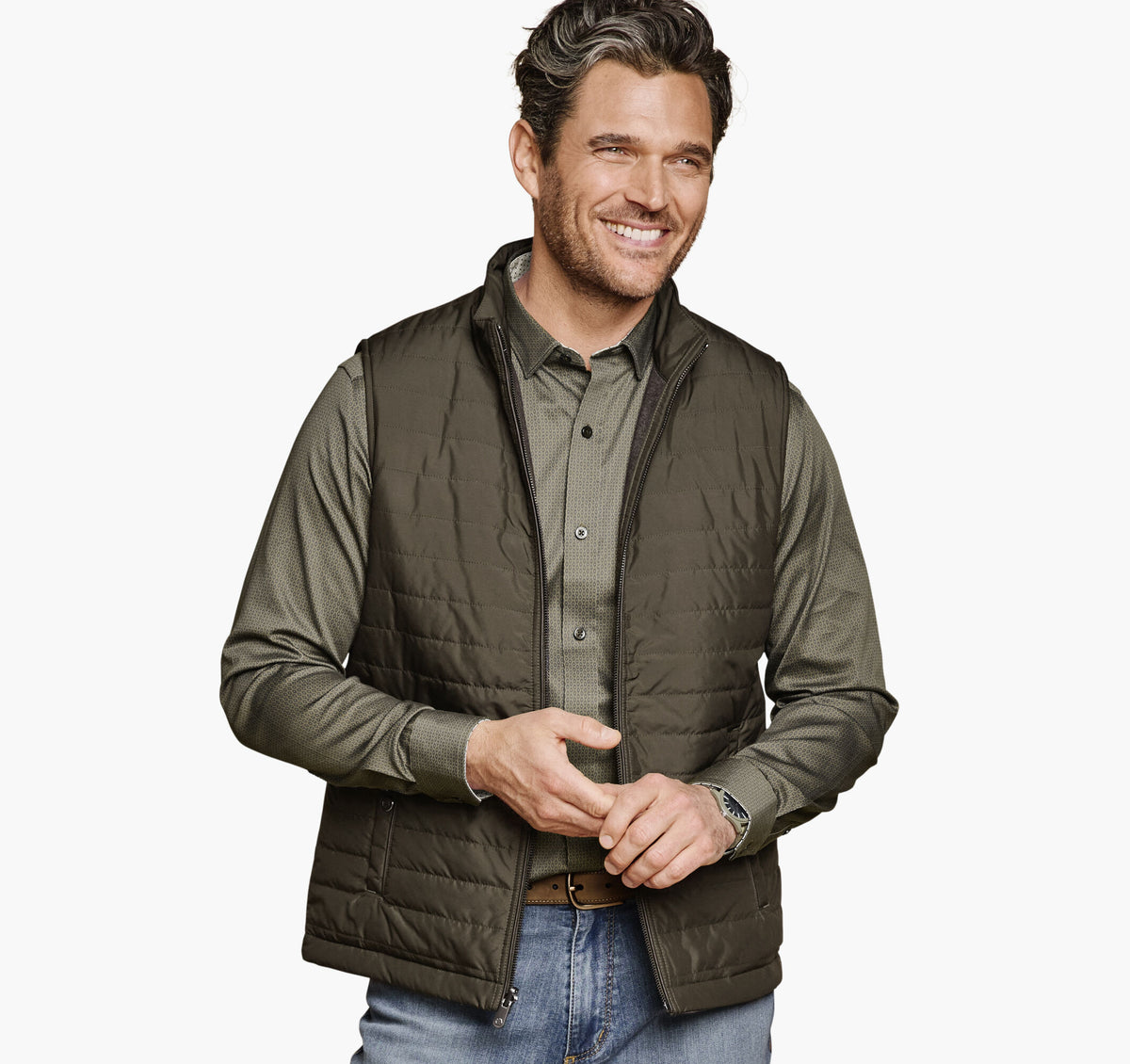 Men's Reversible Vest - Johnston Murphy