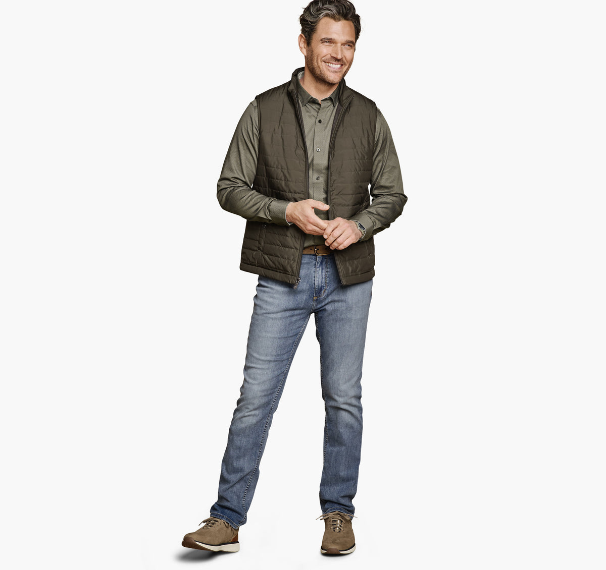 Men's Reversible Vest - Johnston Murphy