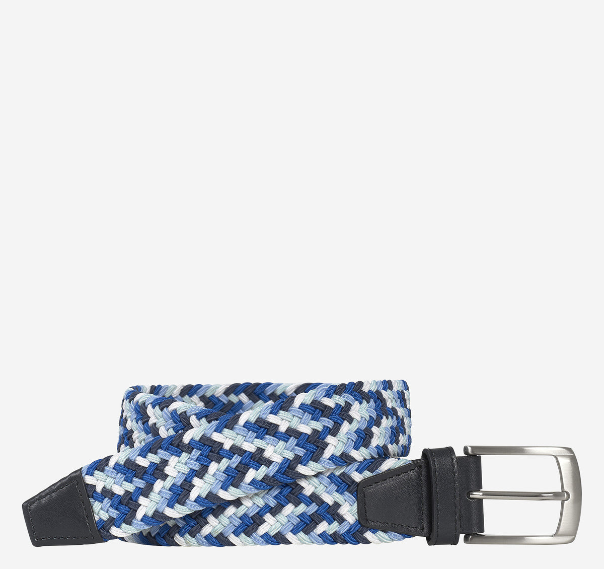 Men's Woven Stretch-Knit Belt - Johnston Murphy