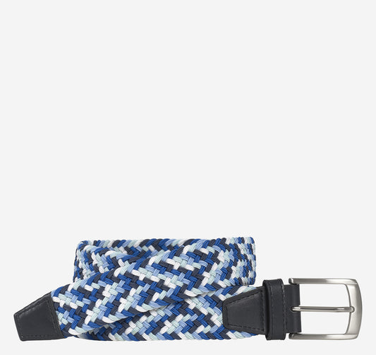 Men's Woven Stretch-Knit Belt - Johnston Murphy