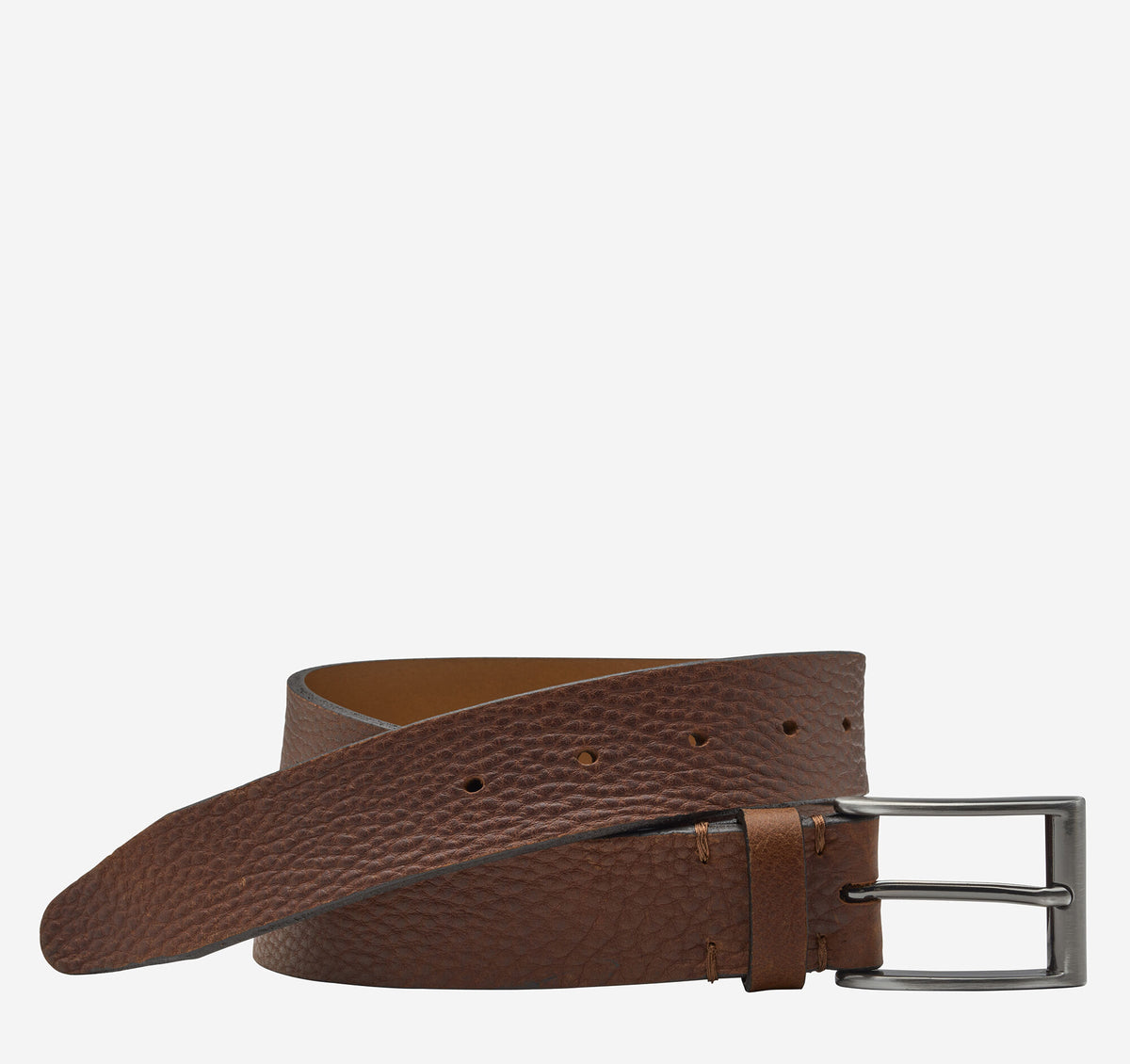 Men's Soft Pebbled Belt - Johnston Murphy