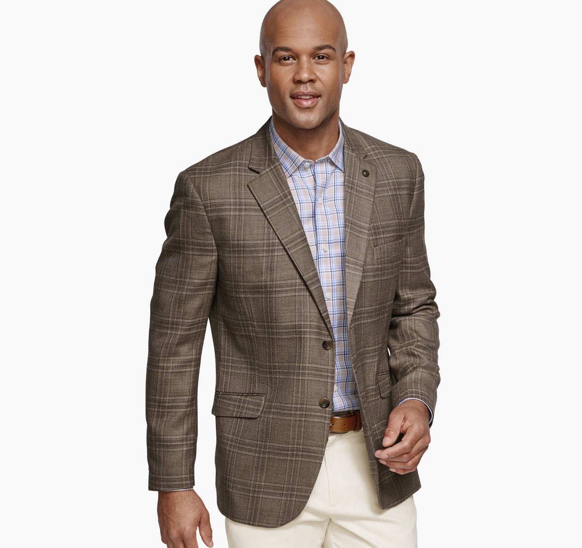 Men's Dress Plaid Blazer - Johnston Murphy