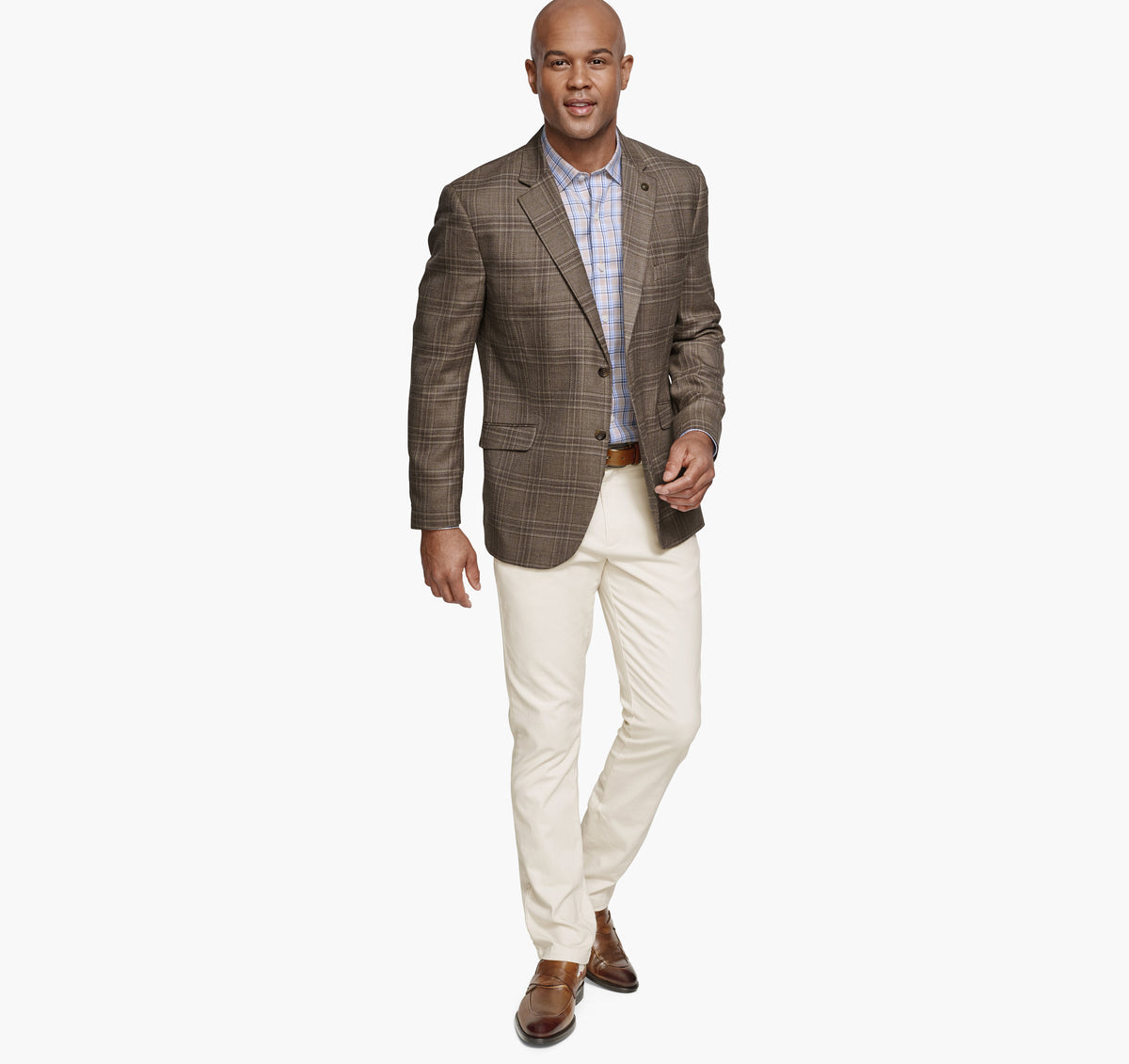 Men's Dress Plaid Blazer - Johnston Murphy