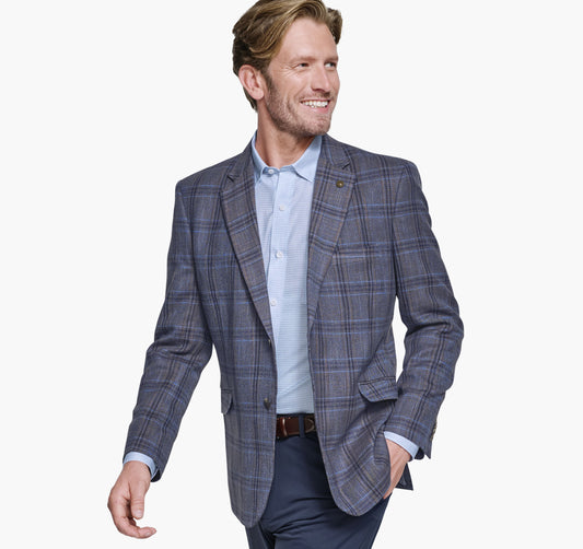 Men's Dress Plaid Blazer - Johnston Murphy