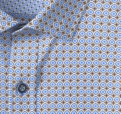 Men's XC4® Motion Long-Sleeve Print Knit Shirt - Johnston Murphy